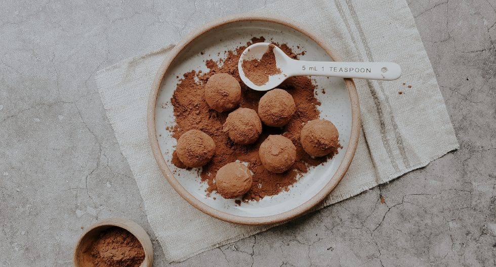 Deliciosas trufas de chocolate