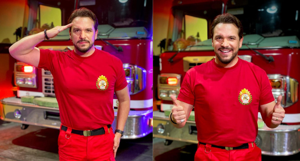 Ismael Miranda es bombero voluntario