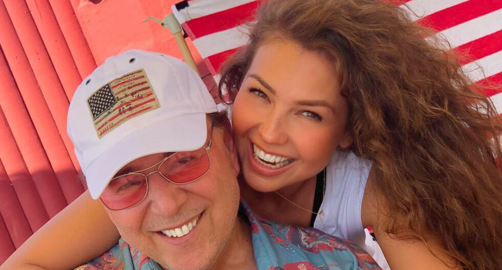 Thalía y Tommy Mottola