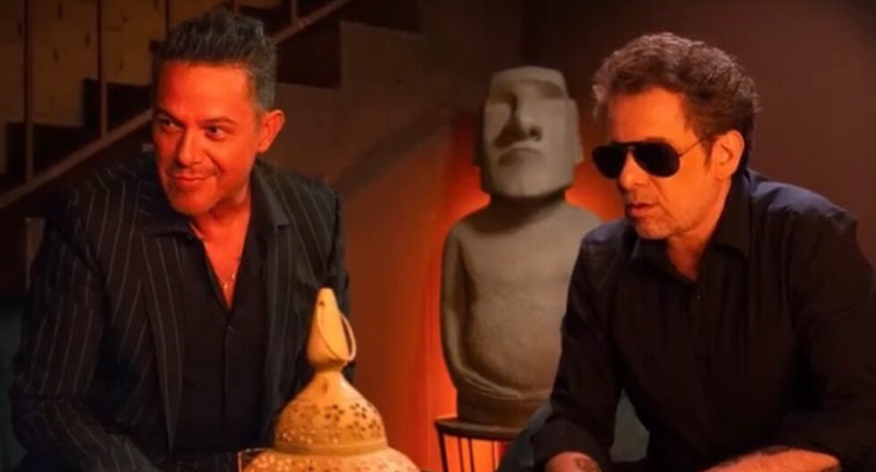 Andrés Calamaro y Alejandro Sanz