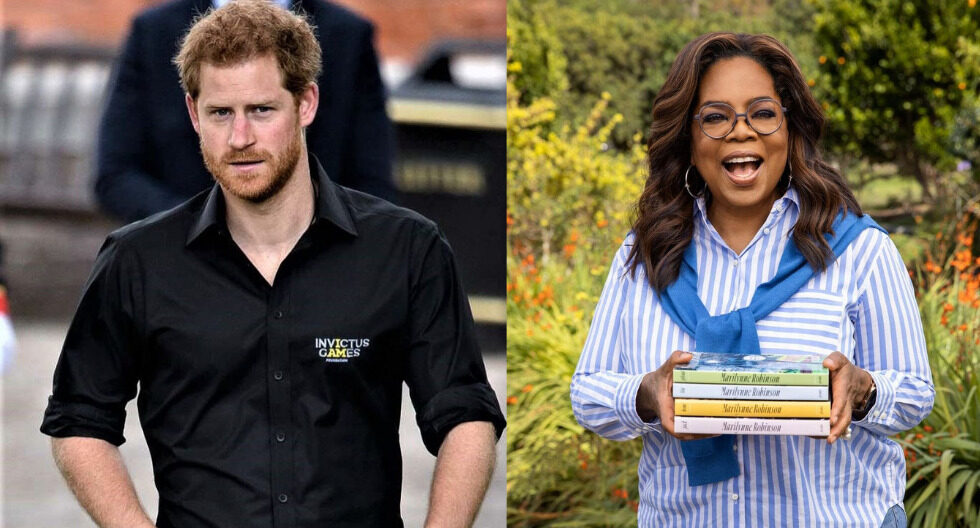 Oprah Winfrey y el príncipe Harry