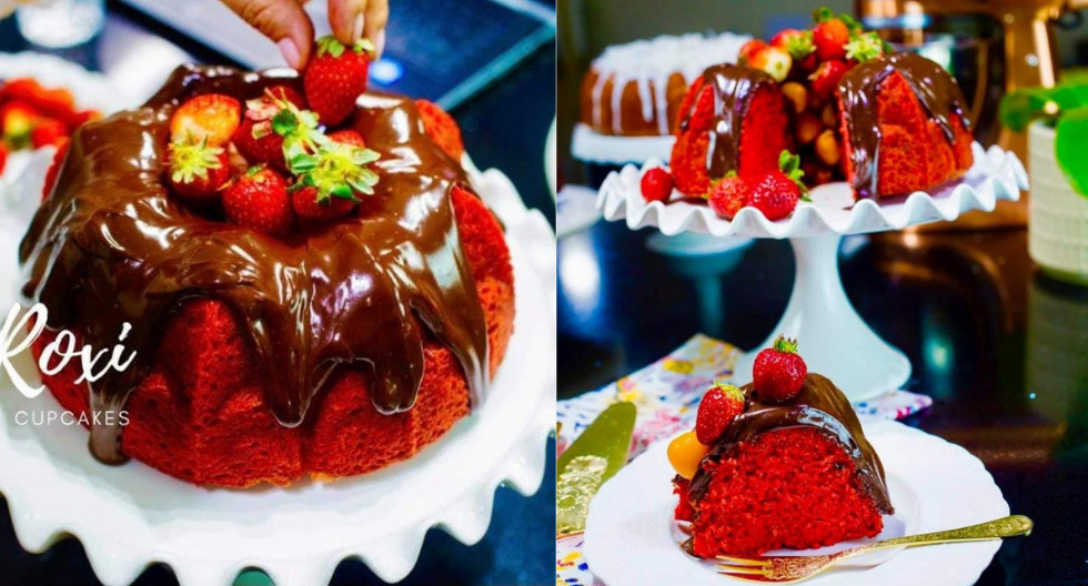 Bundt Cake de Fresa y Chocolate