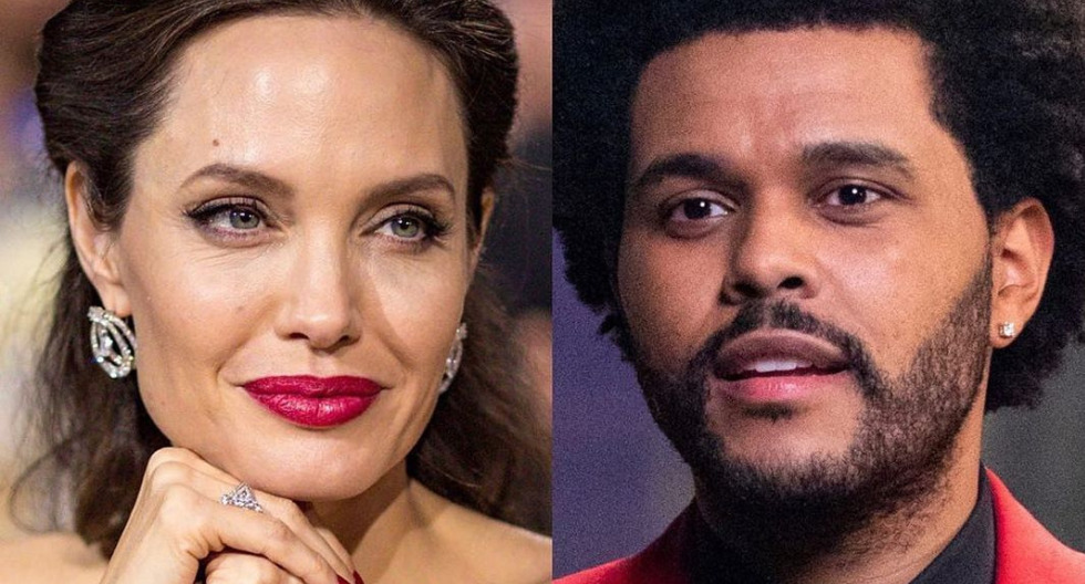 Angelina Jolie y The Weeknd