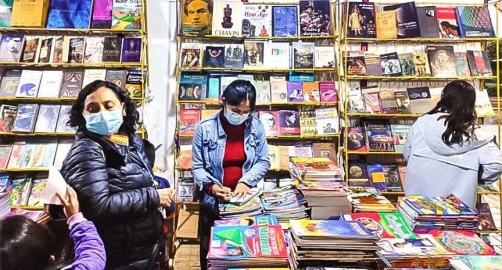 Feria del libro en San Borja