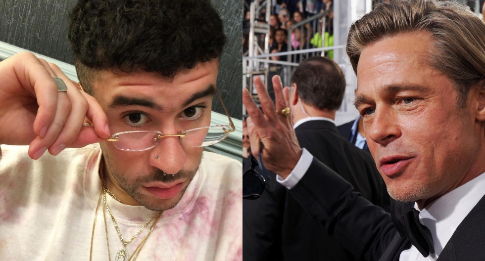Bad Bunny y Brad Pitt
