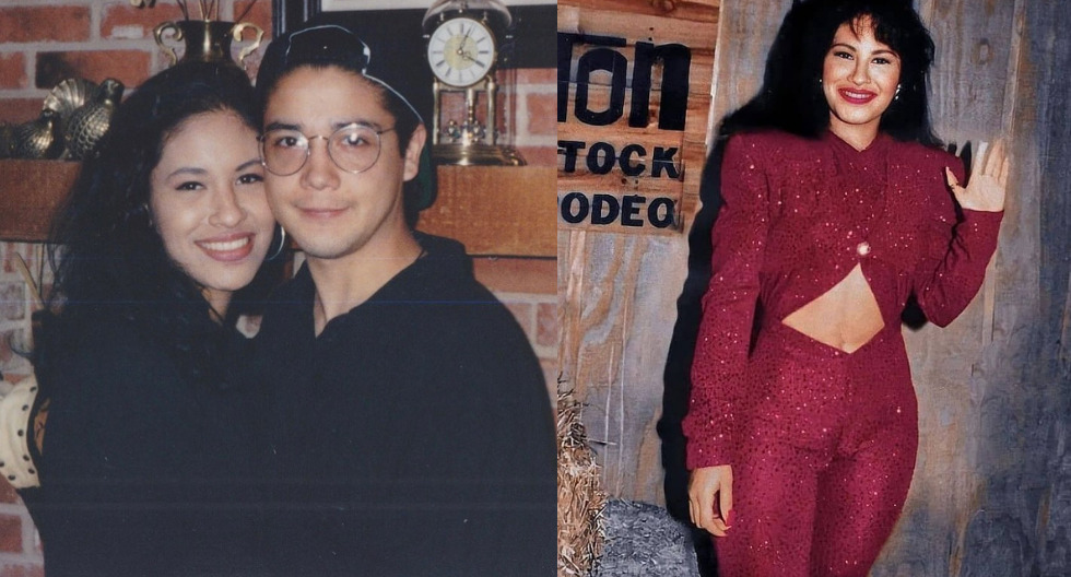 Selena Quintanilla y Chris Pérez