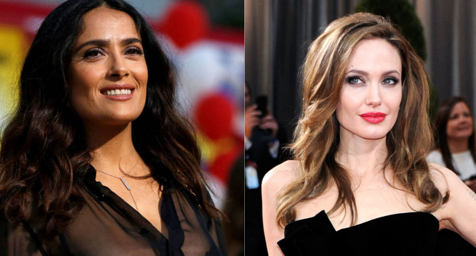 Salma Hayek y Angelina Jolie