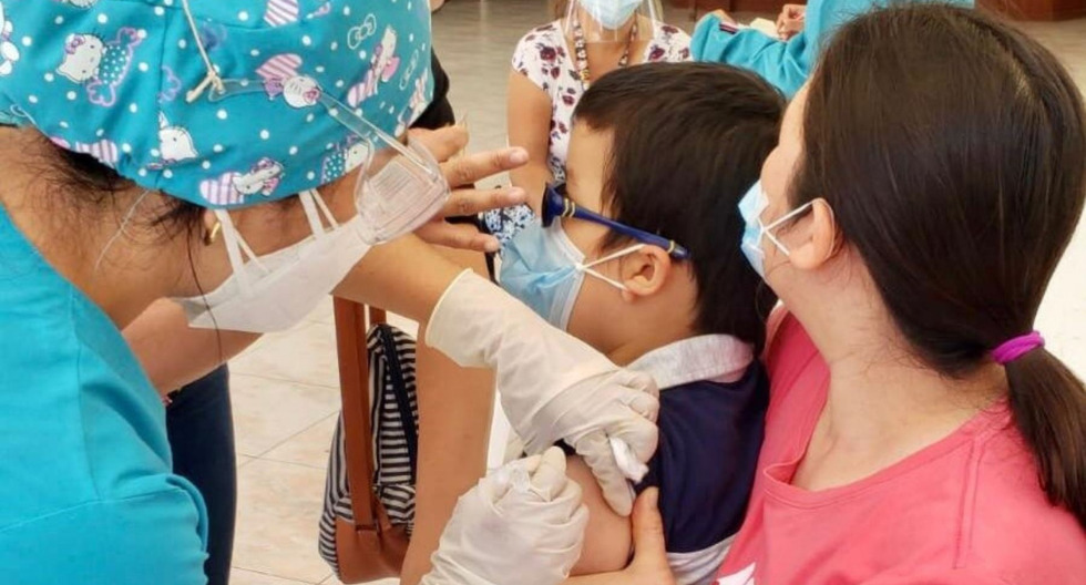 Vacunación a menores