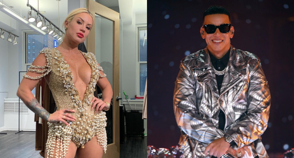 Daddy Yankee y Leslie Shaw