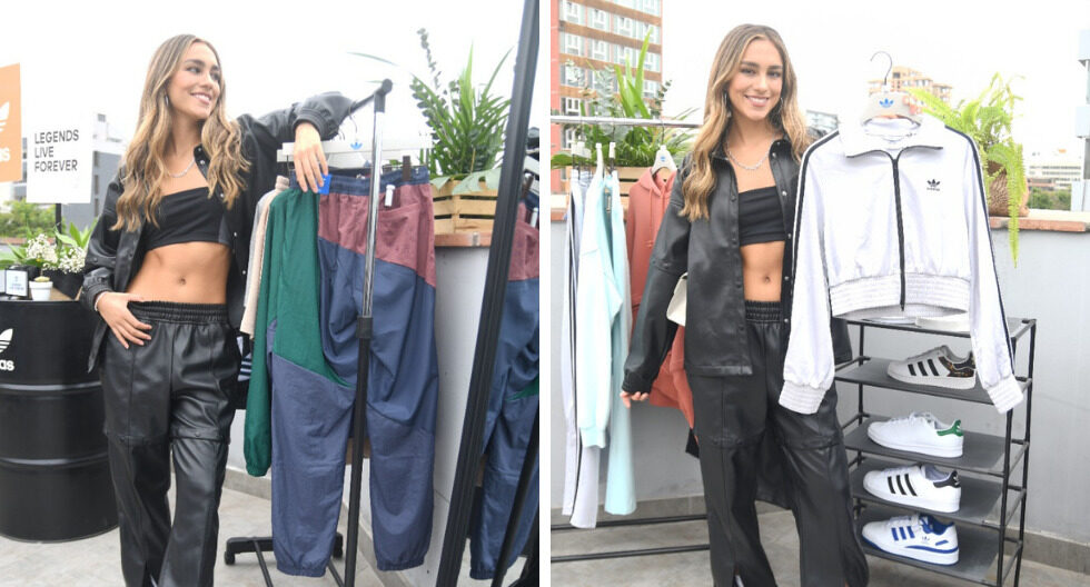 Luana Barrón y tres looks estilo Adidas