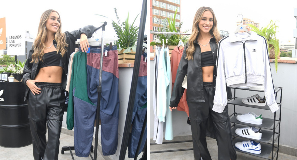 Luana Barrón y tres looks estilo Adidas