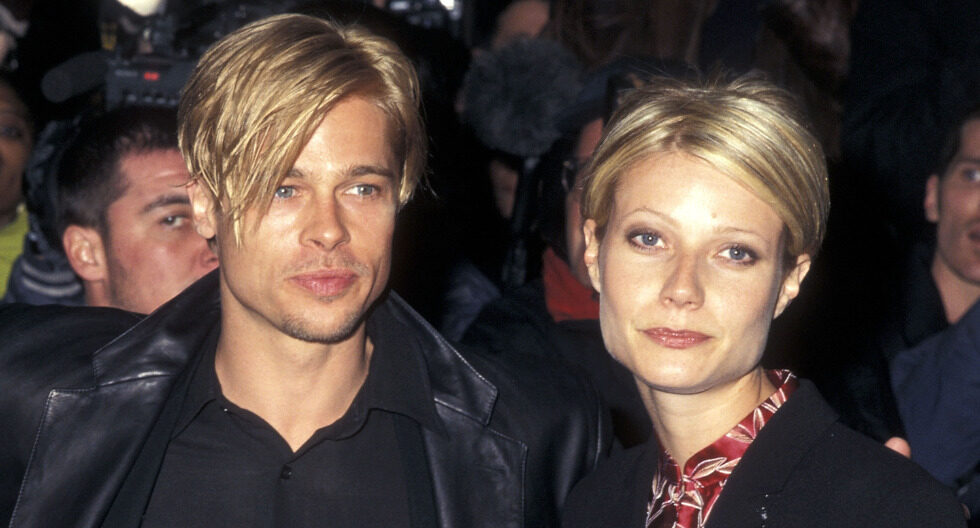 El actor Brad Pitt y la actriz Gwyneth