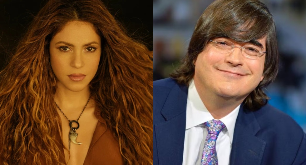 Shakira se encontró con Jaime Bayly en el avión.