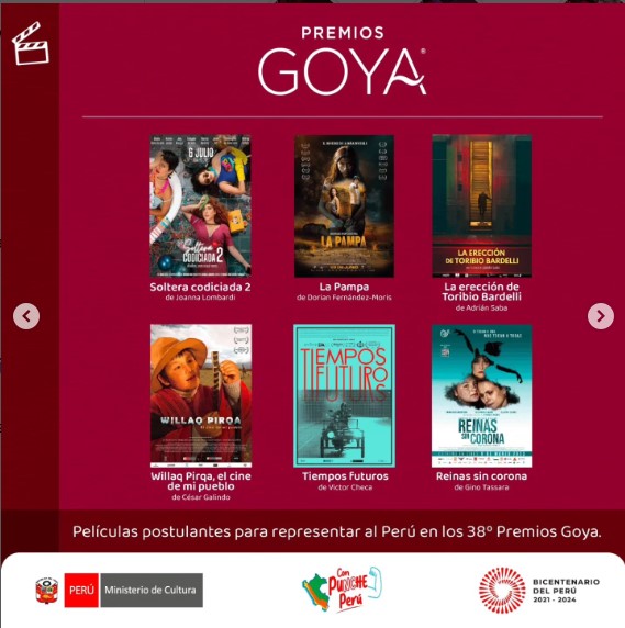 Candidatas a Premios Goya.