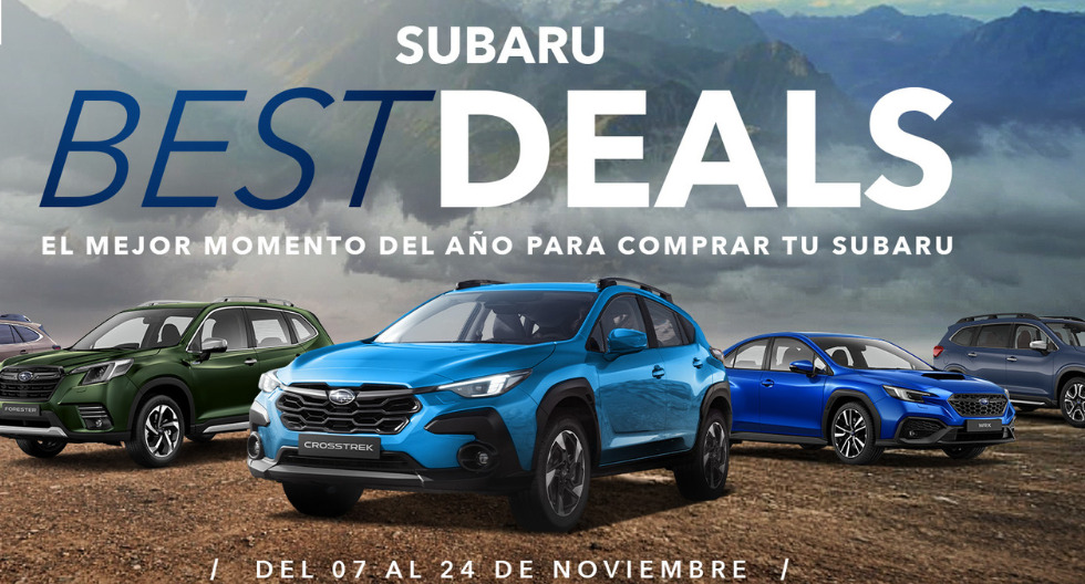 Subaru lanza su campaña ‘Subaru best deals’