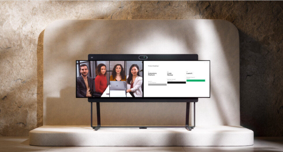 • El nuevo Room Kit EQX, el último dispositivo de Cisco construido sobre la plataforma de inteligencia artificial en el NVIDIA Jetson edge, proporciona una experiencia de sala insignia que es fácil de implementar.